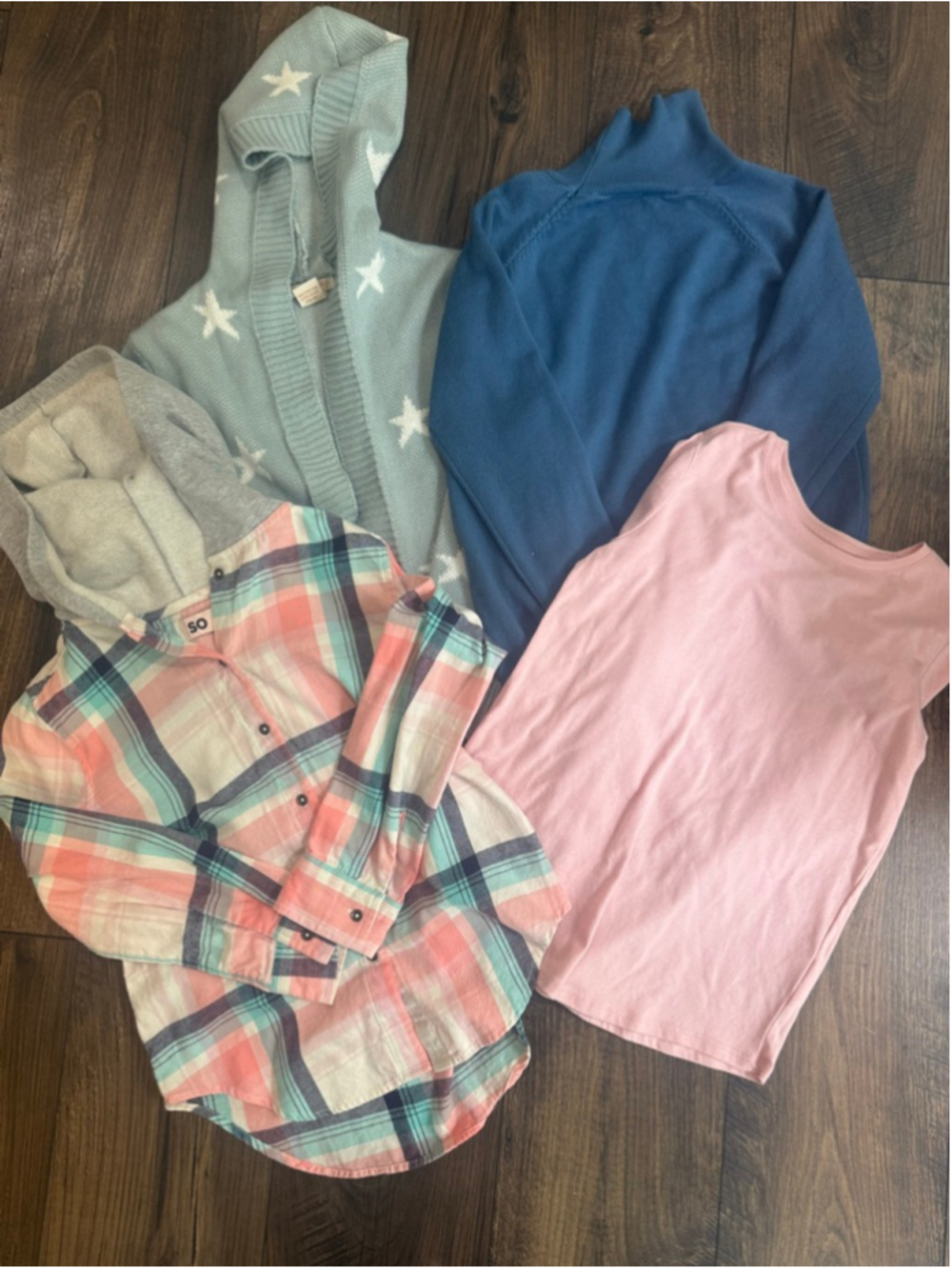 Girl’s Long Sleeve Shirts Lot Size 7/8